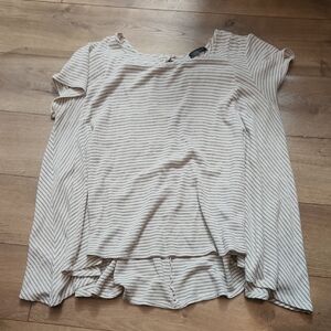 Urban Episode Striped Cream Women's Top